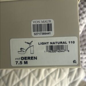 Light Natural Platform Heels